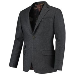 Circle of Gentlemen - Colbert - Blauw - 100% Wol - Viscose Lining
