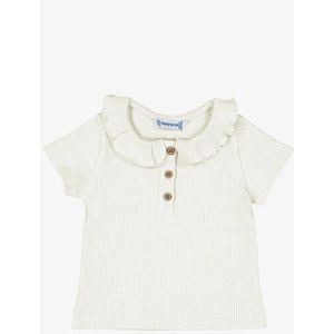 Mayoral - Polo - Natural - Meisjes - Ribbed Kwaliteit
