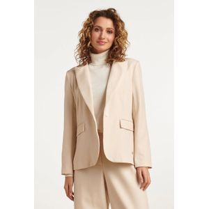 Smashed Lemon 23573 trendy blazer in off white