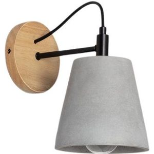 Bussandri Exclusive industriële wandlamp steen industrieel e27 l:23cm voor binnen woonkamer eetkamer slaapkamer wandlampen -