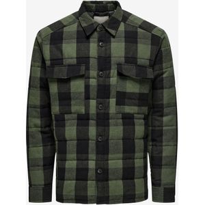 Only & Sons - Onsgudmund Check Shacket - Overhemd - Forest Night
