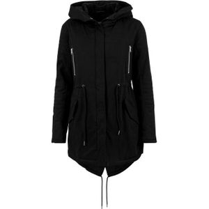 Urban Classics Dames katoenen sherpa gevoerde parka