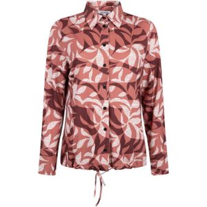 Zoso - 255Patty - Blouse - Licht bruin - Lange Mouw