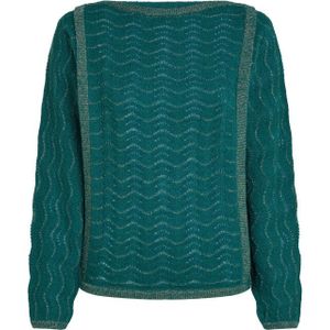 King Louie - Azzurra Knit Top - Spruces Groen - Gebreide Trui