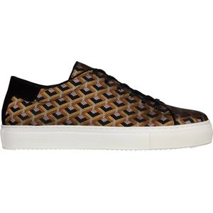 Mascolori Roze ruit jacquard sneaker