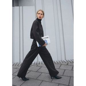 Moss Copenhagen Mschseba pantalon wol donker