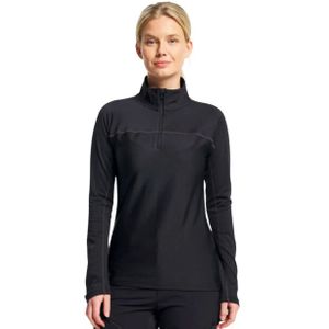 TENSON - TX Lite Base Half Zip - Skipully - Zwart - Dames
