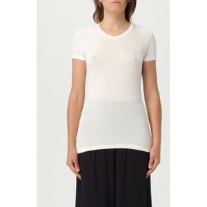 Zijden Korte Mouw V-hals Top