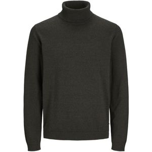 Jack & Jones Jjebasic knit roll neck jnr donker