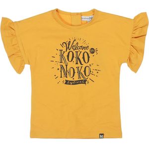 Koko Noko Meisjes t-shirt welkome festival ochre