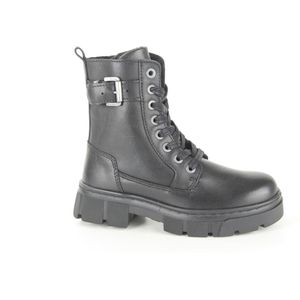 Bullboxer Aox501e6l blackb meisjes veterboots