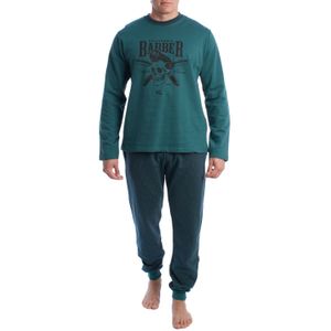 Heren winterpyjama van pluche katoen KLP6