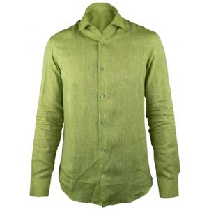 Moorer - Sorrento SA - Overhemd - Groen - Slim Fit