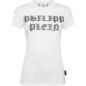 Philipp Plein - T-shirt - Wit - Slim Fit - Katoen
