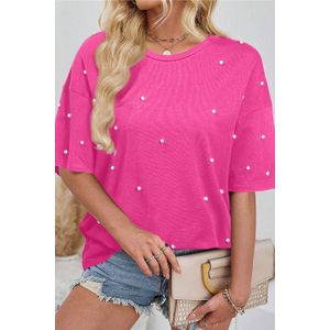 Parelsieraden Korte Mouwen Top