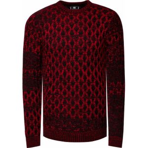 Rusty Neal - Gebreide Trui - Casual Pasvorm - Blauw - 70% Polyacryl, 30% Katoen