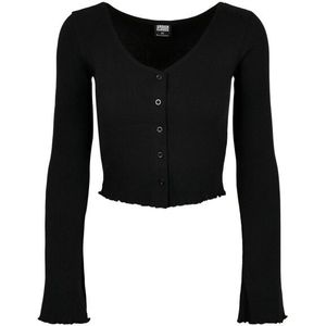 Urban Classics Dames ribbed cropped vest