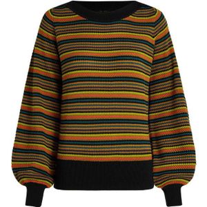 King Louie - Gebreide Trui - Zwart/Multicolour