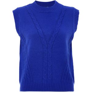 Dreimaster - Gebreide Trui - Koning Blauw - Dames