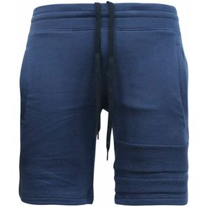 Onitsuka Tiger - Plain - Katoenen Heren Sweat Shorts - Marineblauw