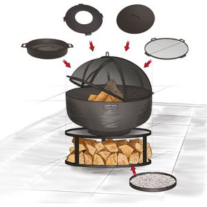 CookKing 80 cm fire bowl xxl “palermo”