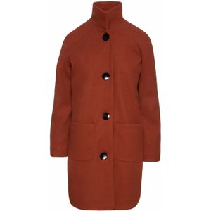 Conquista Fashion - Faux Mouflon - Jas - Baksteenrood