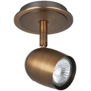 Highlight ovale plafondlamp gu10 10 x 10 x 13cm brons
