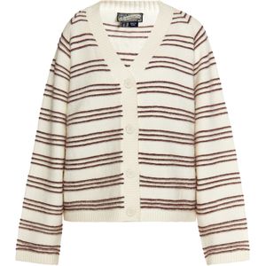 Dreimaster Vest Dames Wolwit donkerrood