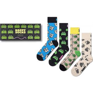 Happy Socks Giftbox 4p sokken happy animals multi