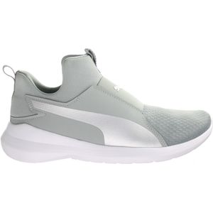 PUMA - Rebel Mid Quarry - Damestrainers - Zilver - Synthetisch