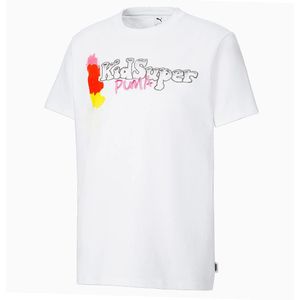 Puma - Korte Mouw Crew Neck - T-shirt - Wit - Heren