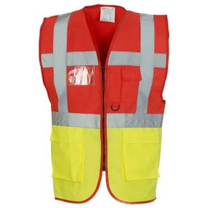 Yoko Unisex executive gerecycled hi-vis vest voor volwassenen