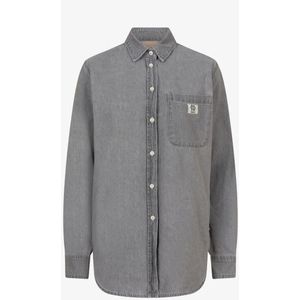 Josh V - Meggy - Blouse - Grey Denim - Katoen