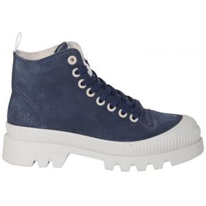 Walk in the Park 5252 suede sneaker donker blauw