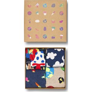 Happy Socks 4-pack wild and free socks gift set gift box unisex