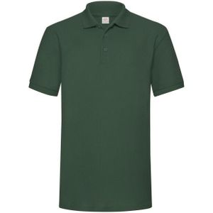 Fruit of the Loom - Poloshirt - Eenvoudig - Groen - 65% Polyester 35% Katoen