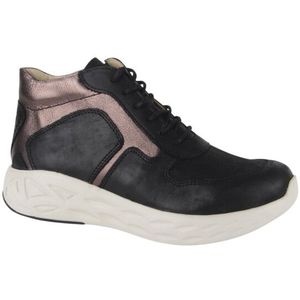 Wolky - 0570690 - Veterschoenen - Zwart combi