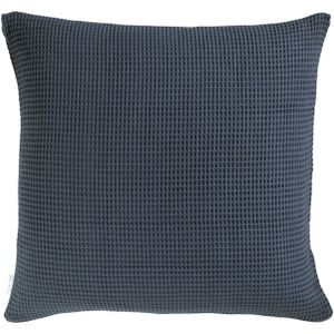 Heckett & Lane Kussensloop wafel pillowcase insignia blue 50 x 50 cm