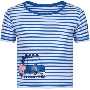 Regatta Kinder/kids peppa pig gestreept t-shirt met contrast