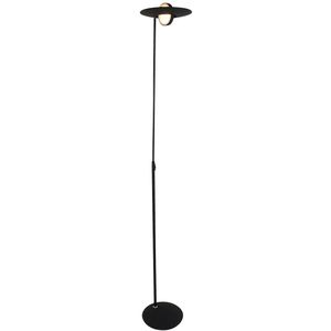 Steinhauer Staande lamp | industrieel | zenith led zwart | vloerlampen woonkamer | dimbaar
