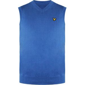 Lyle & Scott - KN1613V - Vest - Blauw - Heren