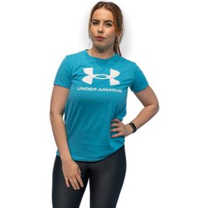 Under Armour - Sportstyle Graphic - Sportshirt - Blauw - Polyester