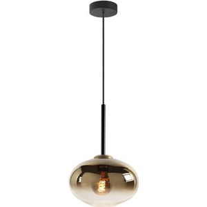 Highlight Bellini industriële hanglamp smokeyglas -