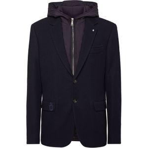 Billionaire - Blazerjas met Hoodie - Donkerblauw - Katoen