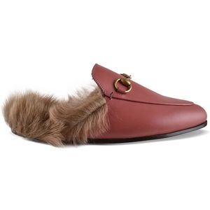 Gucci - Princetown - Muiltjes - Roze - Leer