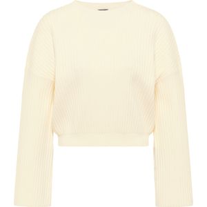 Dreimaster - Gebreide Trui - Wolwit