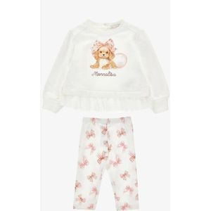 Monnalisa - Legging - Meisjes - Baby Set - Sweater - Puppy