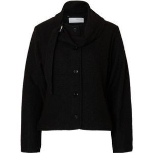 Selected Femme - SLFDARLA LS KNIT JACKET - Vest - Zwart