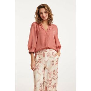 Smashed Lemon 25142 rayon satijn blouse |
