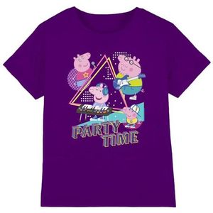 Peppa Pig Kinderen/kinderen party time familie t-shirt